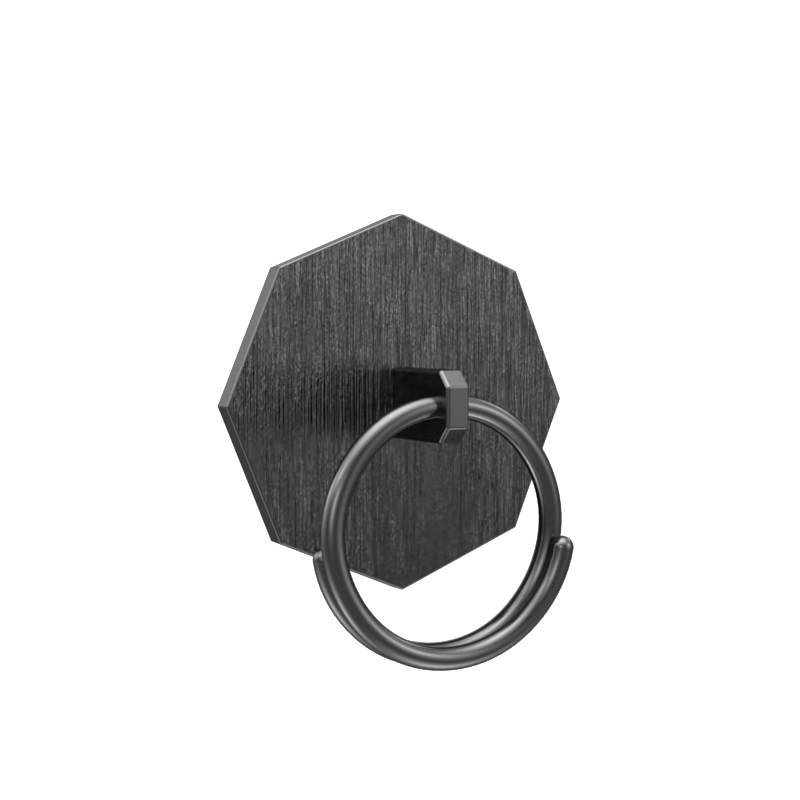 Skull King Luxe, Edgy Button set with CZ Diamonds, 18kt Gold & Black Ruthenium Plating on Brass.