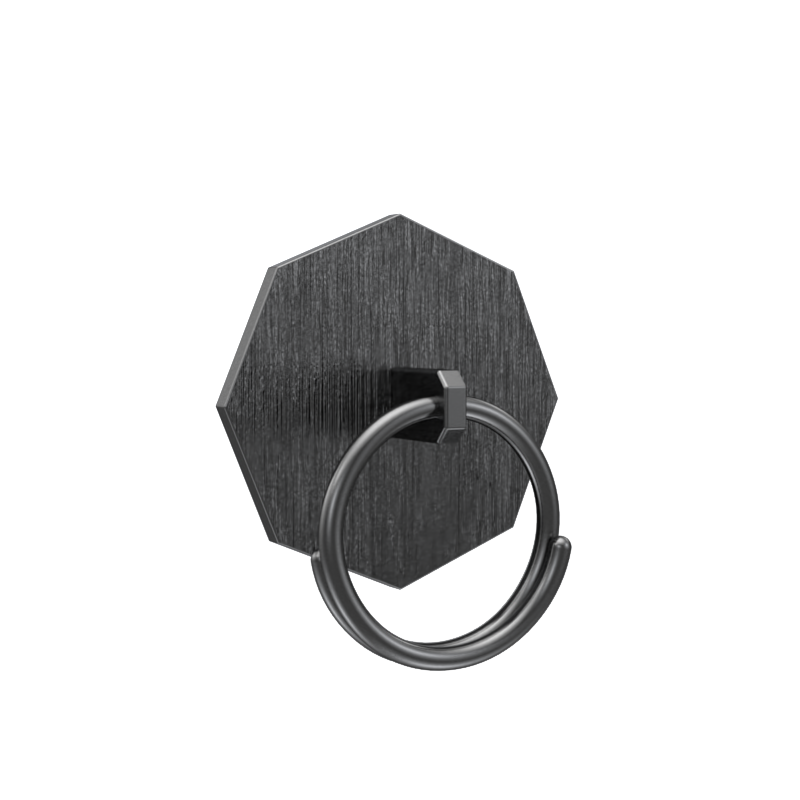 Viking Sword Luxe, Edgy Button set with CZ Diamonds, 18kt Gold & Black Ruthenium Plating on Brass.