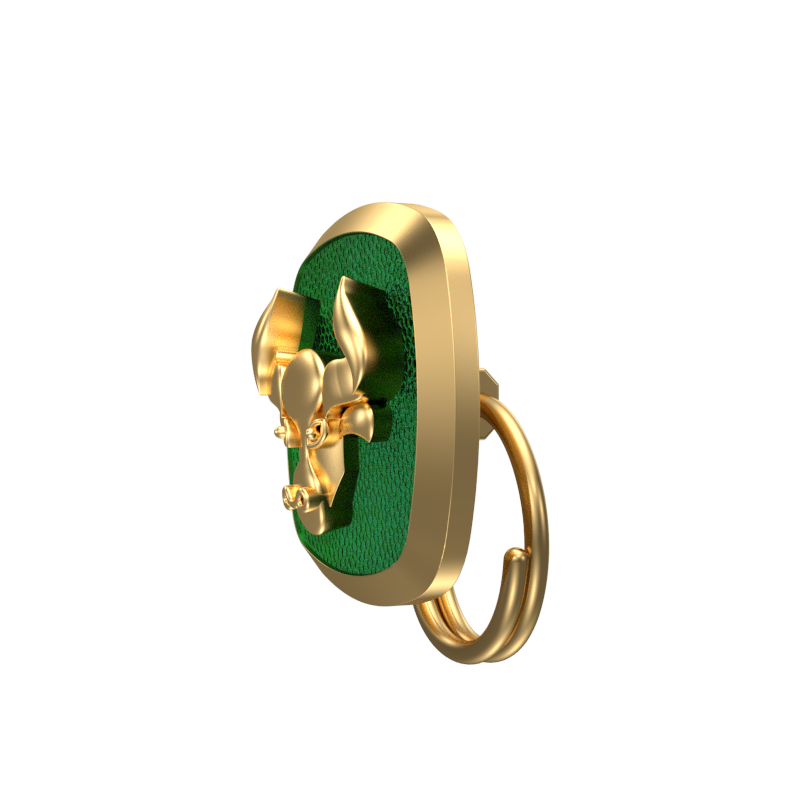 Taurus Zodiac, Constellation Button set with 18kt Gold Plating & Enamel on Brass.