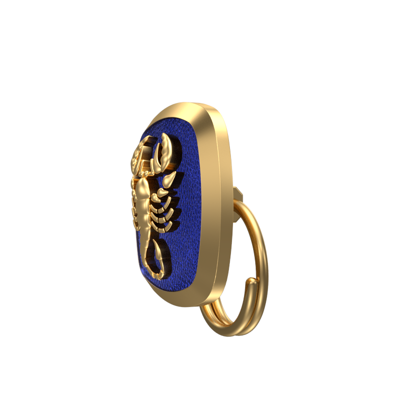 Scorpio Zodiac, Constellation Button set with 18kt Gold & Black Ruthenium Plating on Brass.