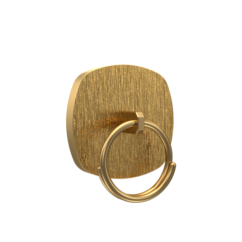 Bloom Luxe, Classic Button Set with CZ Diamonds, 18kt Gold Plating and Enamel on Brass.