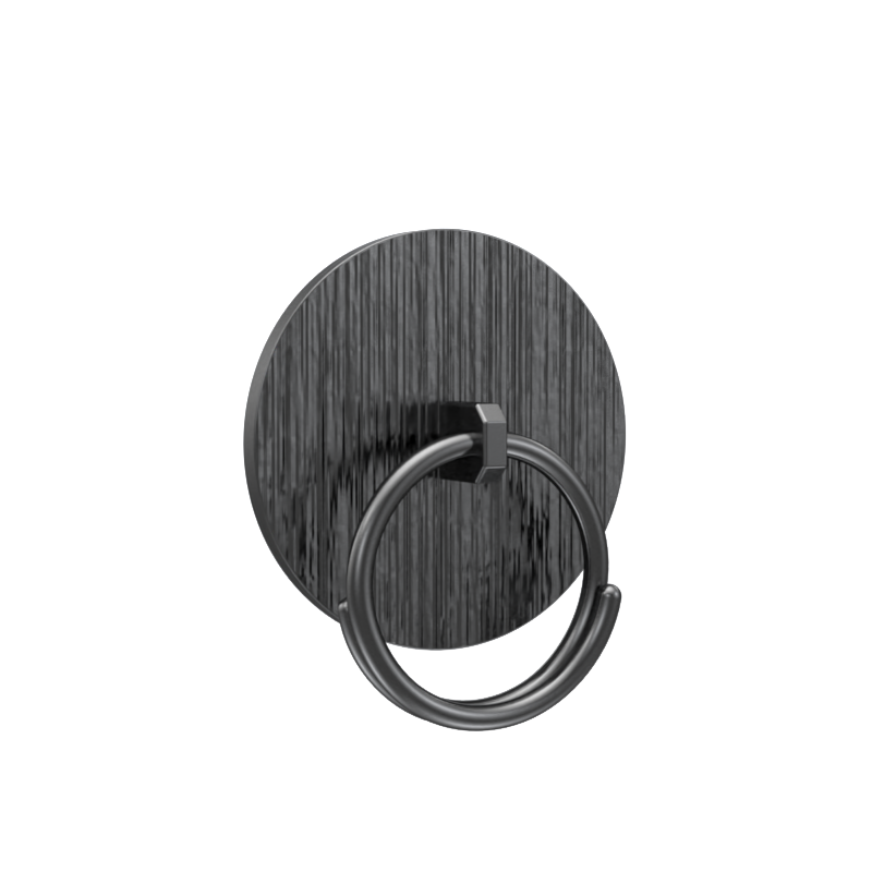 Infinity Luxe, Spiritual Button set with CZ Diamonds, 18kt Gold & Black Ruthenium Plating on Brass.