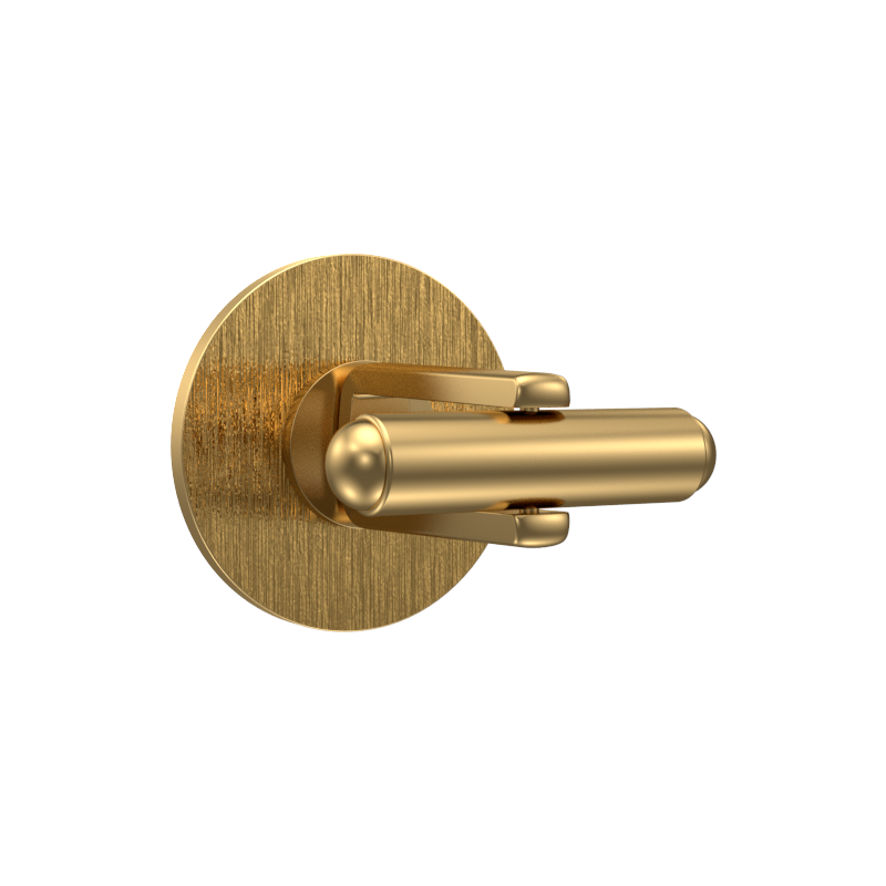Libra Zodiac , Constellation Cufflink Set with 18kt Gold & Black Ruthenium Plating on Brass.