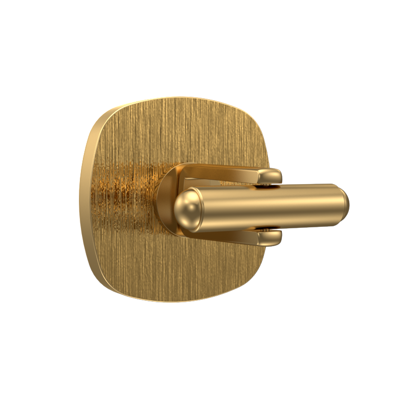 Starburst, Classic Cufflink Set with 18kt Gold Plating and Enamel on Brass.