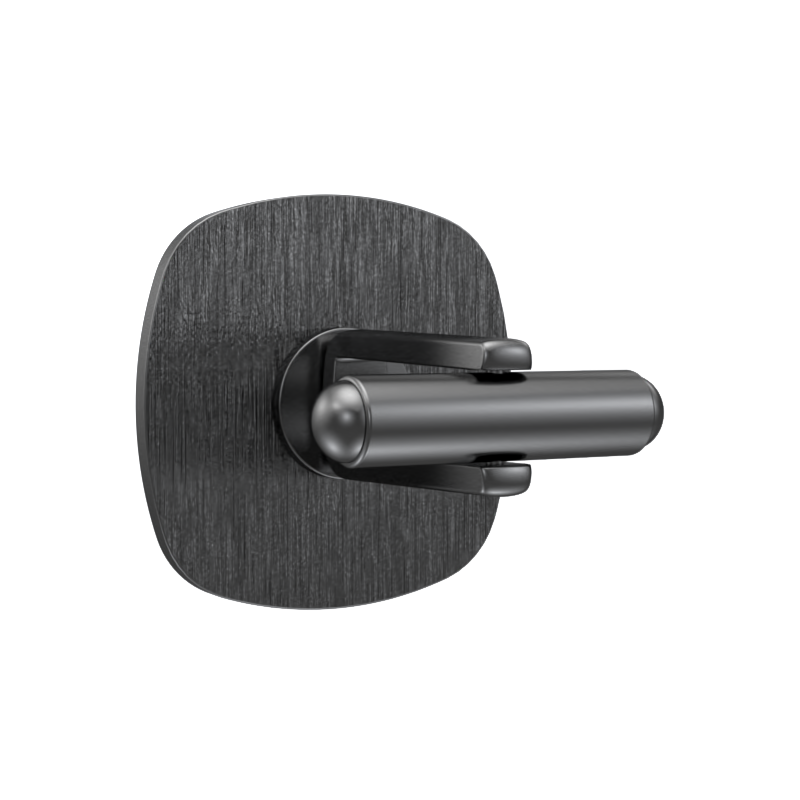 Honour Luxe, Edgy Cufflink Set with CZ Diamonds, 18kt Gold & Black Ruthenium Plating on Brass.