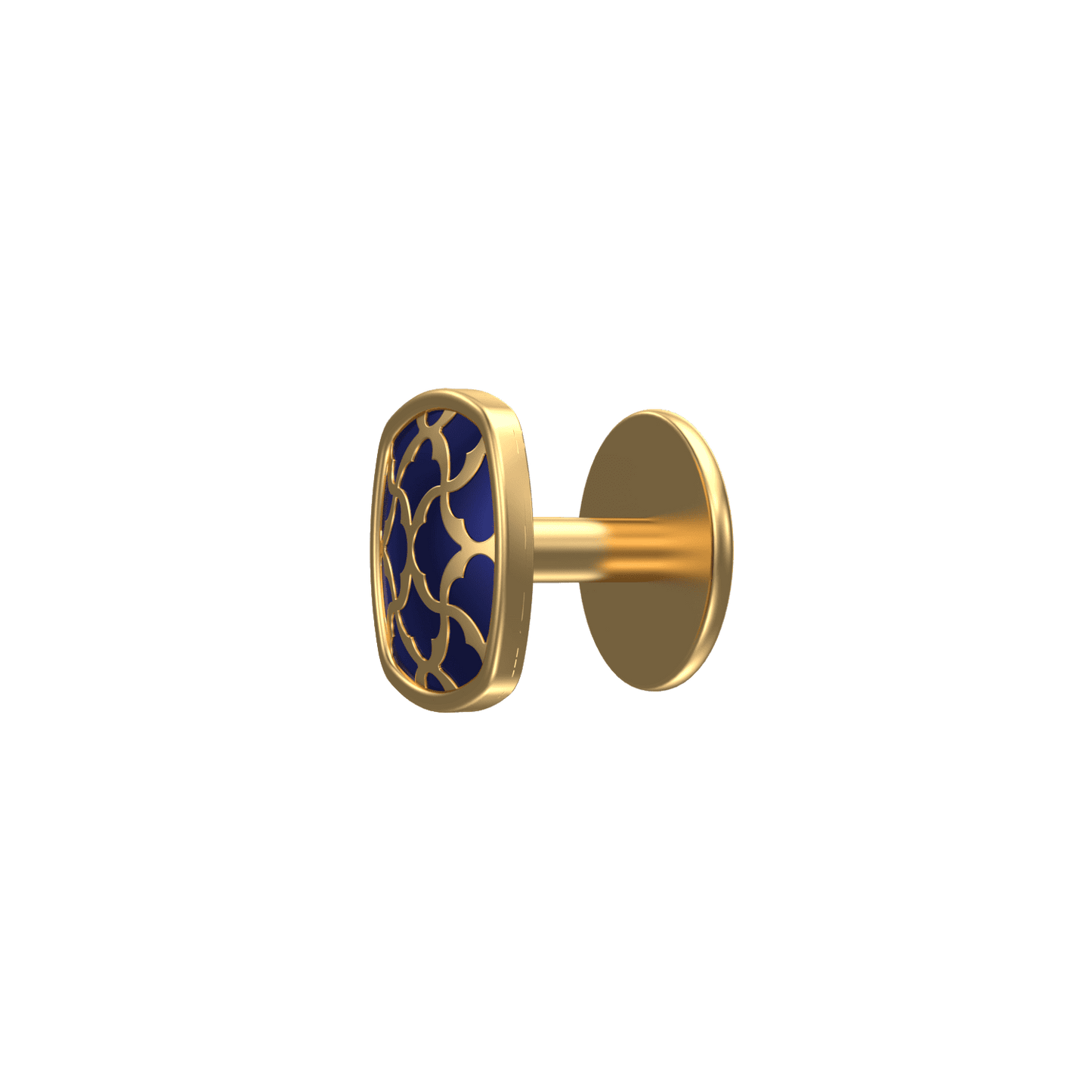 Enchanted, Classic Kurta Button Set with 18kt Gold Plating and Enamel