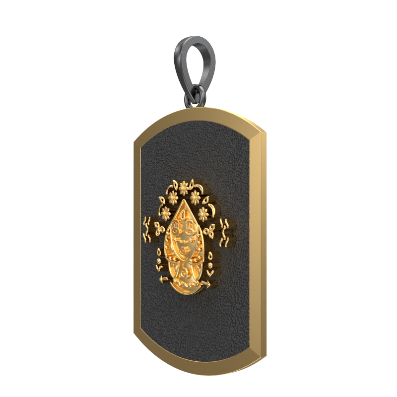 Virgo Zodiac, Constellation Pendant with 18kt Gold Plating & Enamel on Brass.