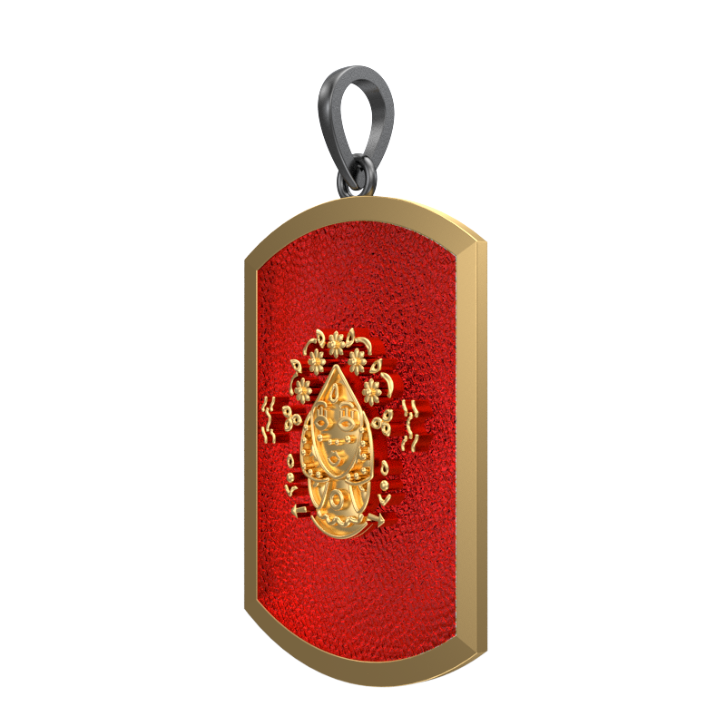 Virgo Zodiac, Constellation Pendant with 18kt Gold Plating & Enamel on Brass.