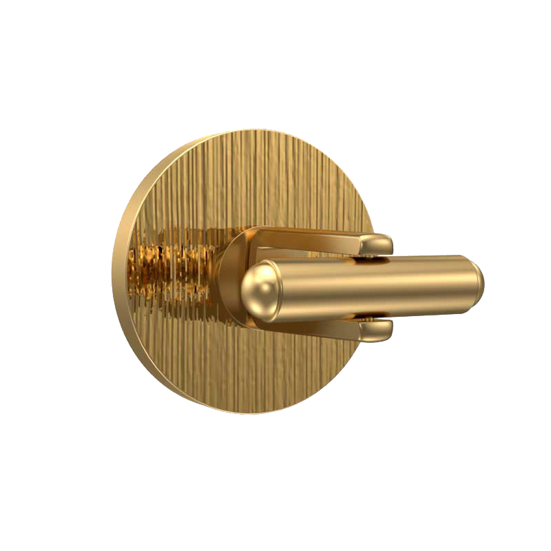 Bloom Luxe, Classic Cufflink Set with CZ Diamonds, 18kt Gold Plating and Enamel on Brass.