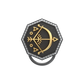 Sagittarius Zodiac Luxe, Constellation Button set with CZ Diamonds, 18kt Gold & Black Ruthenium plating on Brass.