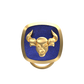 Taurus Zodiac, Constellation Button set with 18kt Gold Plating & Enamel on Brass.