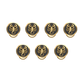 Scorpio Zodiac, Constellation Button set with 18kt Gold & Black Ruthenium Plating on Brass.