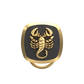 Scorpio Zodiac, Constellation Button set with 18kt Gold & Black Ruthenium Plating on Brass.