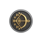 Sagittarius Zodiac Luxe, Constellation Cufflink Set with CZ Diamonds, 18kt Gold & Black Ruthenium Plating on Brass.