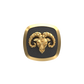 Aries Zodiac , Constellation Cufflink Set with 18kt Gold & Black Ruthenium Plating on Brass.