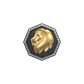 Leo Zodiac Luxe, Constellation Cufflink Set with CZ Diamonds, 18kt Gold & Black Ruthenium Plating on Brass.