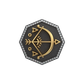 Sagittarius Zodiac Luxe, Constellation Cufflink Set with CZ Diamonds, 18kt Gold & Black Ruthenium Plating on Brass.